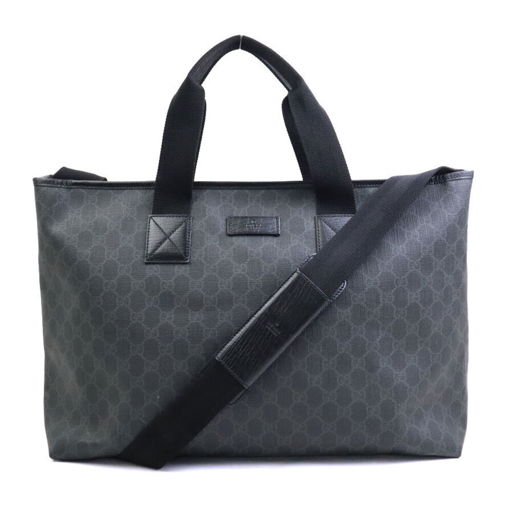 Gucci 2way Shoulder Bag GG Supreme Canvas Black